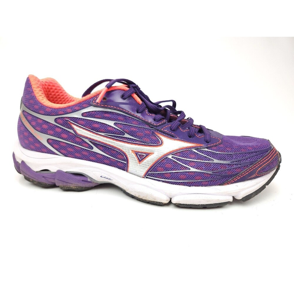 Mizuno Wave Catalyst Running Shoes Womens Size 8.5 Purple Pink Athletic